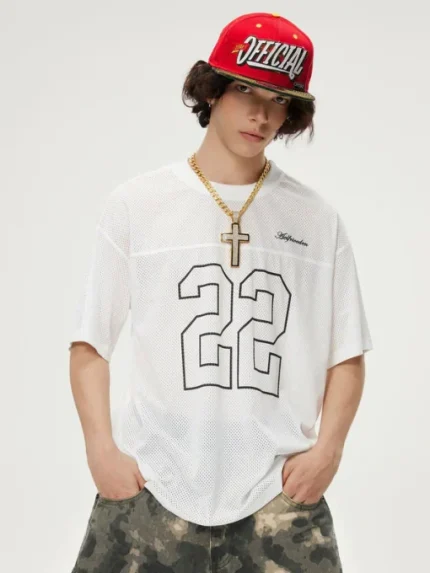 Aelfric Eden 22 Jersey Mesh Print Tee Shirt