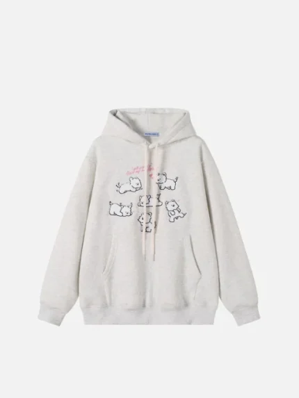 Aelfric Eden 3D Print Cartoon Dog Hoodie