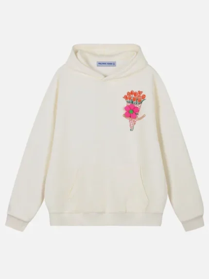 Aelfric Eden 3D Print Flower Hoodie