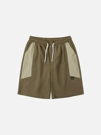 Aelfric Eden Athleisure Patchwork Shorts