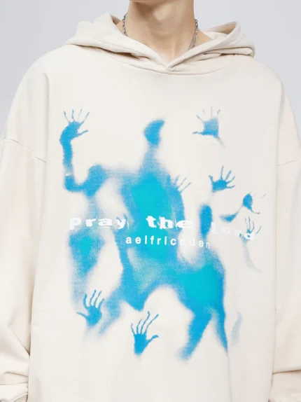 Aelfric Eden Abstraction Shadow Print Hoodie