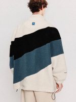 Aelfric Eden Three-color Patchwork Sherpa Jacket