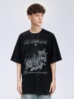 Aelfric Eden Printed Black T-Shirt