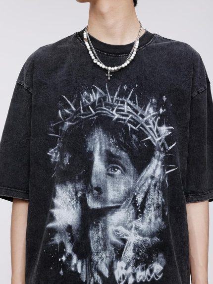 Aelfric Eden Black Oversized Streetwear T-Shirts