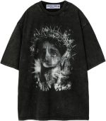 Aelfric Eden Black Oversized Streetwear T-Shirts