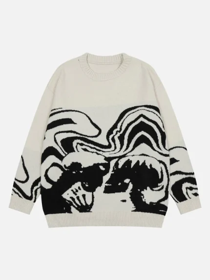 Aelfric Eden Skeleton Portrait Sweater
