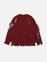 Aelfric Eden Distressed Fringe Sweater