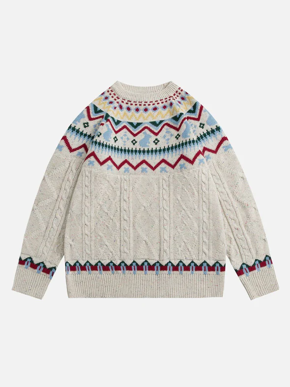 Aelfric Eden Fair Isle Knitted Sweater Aelfric Eden Fair Isle Knitted Sweater