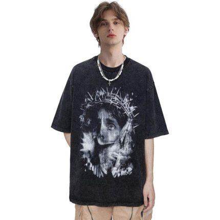 Aelfric Eden Black Oversized Streetwear T-Shirts