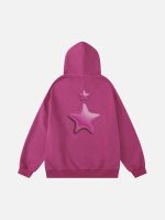 Aelfric Eden 3D Star Print Eden Star Hoodie Purple